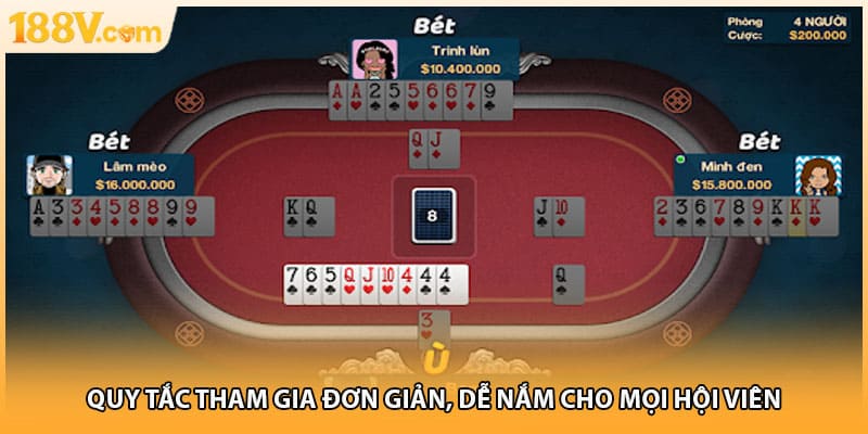 Quy tắc tham gia đơn giản, dễ nắm cho mọi hội viên